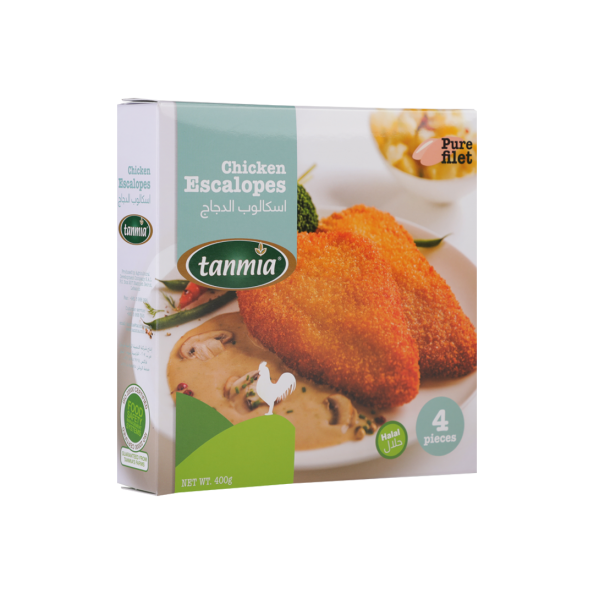 from Tanmia Kitchen chicken Escalope in packaging