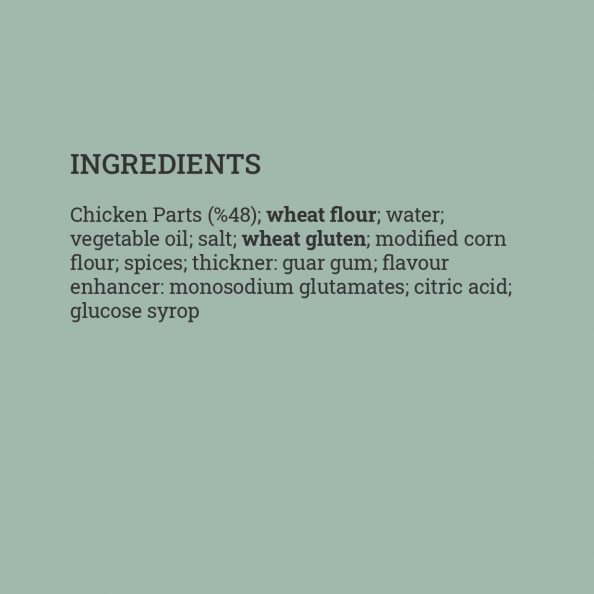 crispy chicken mix ingredients english